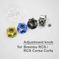 Proti Forged Titanium Adjuster Knob for Brembo RCS / Corsa Corta Master Cylinders Proti Forged Titanium Adjuster Knob for Brembo RCS / Corsa Corta Master Cylinders
